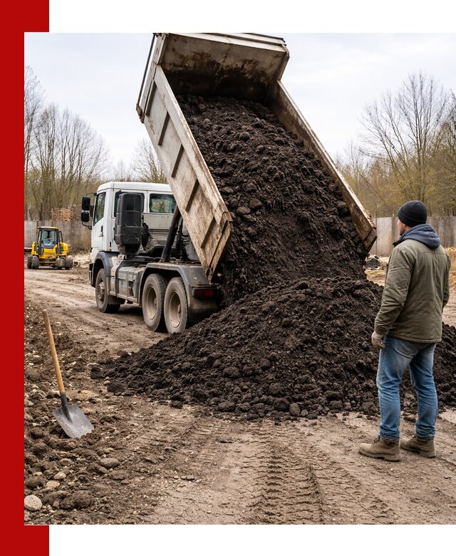Доставка чернозема навалом в Магнитогорске быстро и выгодно