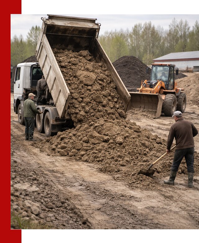 Доставка глин и суглинков в Магнитогорске оптом и вкрай