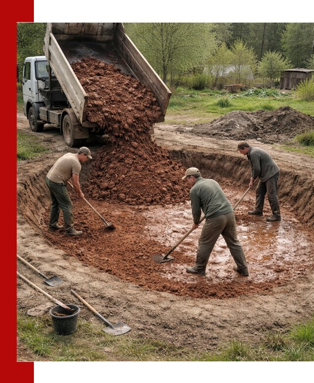 Купить качественную глину для пруда в Магнитогорске