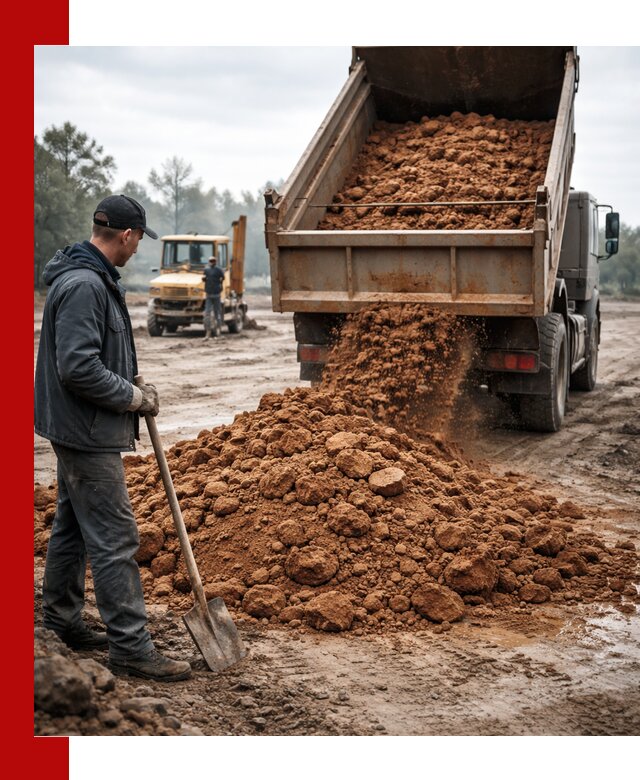 Глина для засыпки в Магнитогорске с доставкой самосвалами