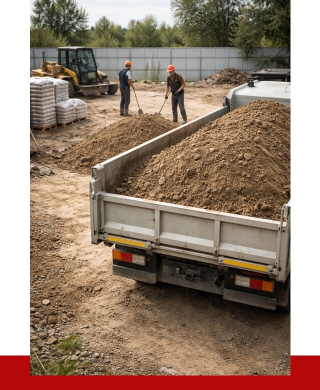 Супесь с доставкой в Магнитогорске от 2535 р. за куб | ПРОНЕРУДМгн