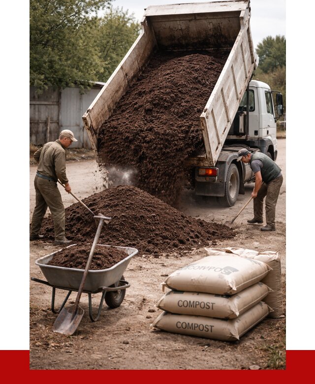 Купить компост в Магнитогорске от 4345 р. за куб с доставкой | ПРОНЕРУДМгн