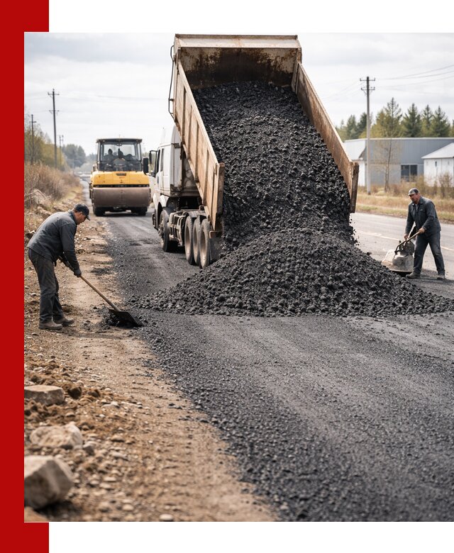 Асфальтовая крошка для дорог в Магнитогорске — поставка и доставка