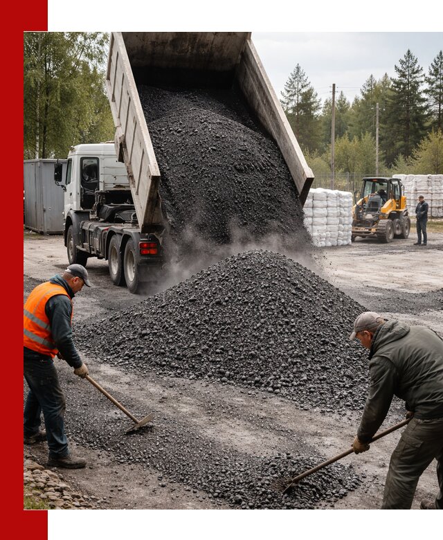 Доставка и продажа асфальтного гранулята в Магнитогорске