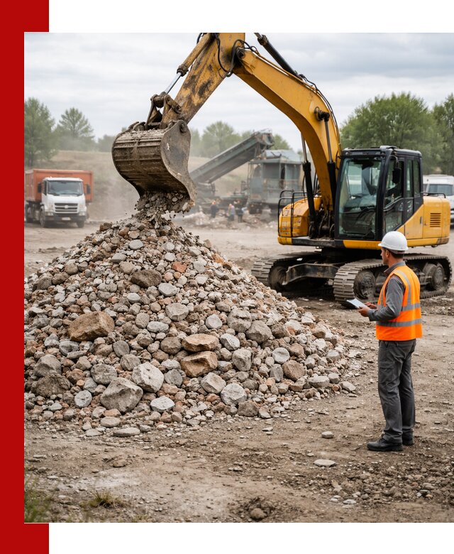 Доставка и вывоз строительного боя в Магнитогорске