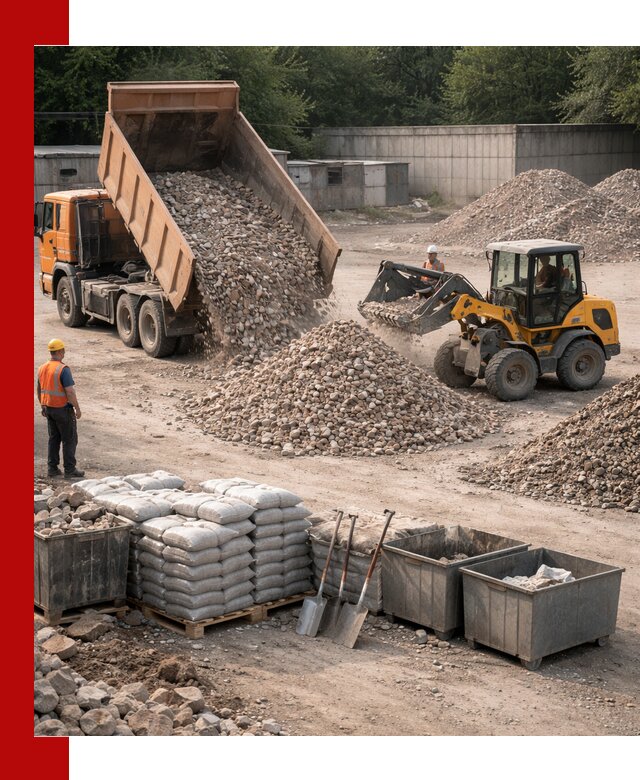 Вторичные материалы для отсыпки в Магнитогорске — поставка и доставка