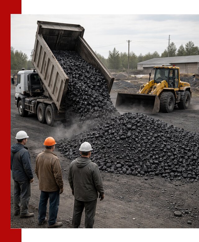 Доставка угля антрацита в Магнитогорске с самосвалами и погрузкой