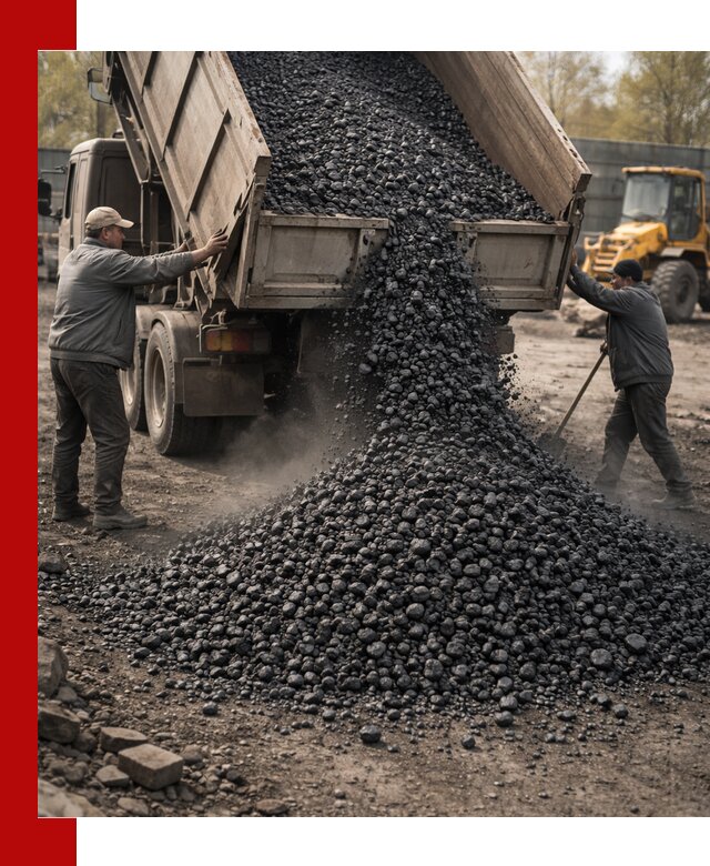 Доставка угля семечка самосвалами в Магнитогорске