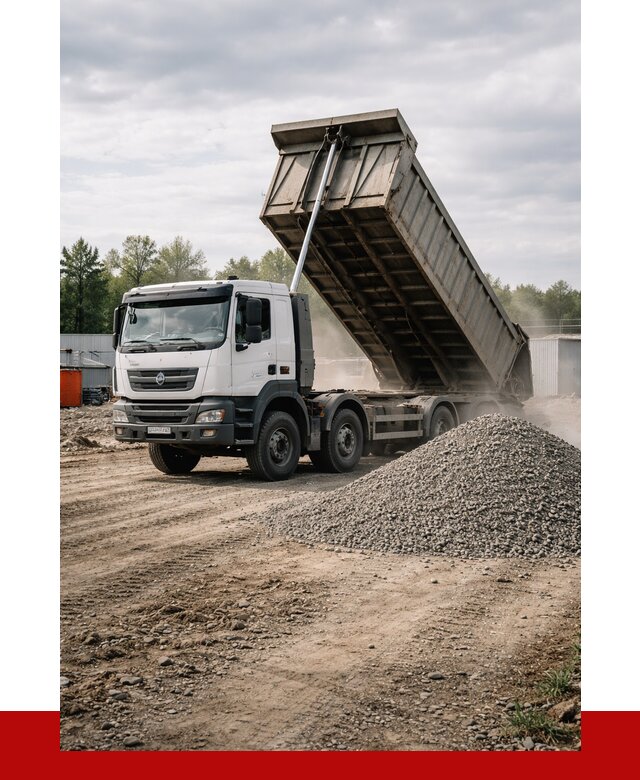 Доставка самосвалом 40 кубов в Магнитогорске от 9311 р. | ПРОНЕРУДМгн