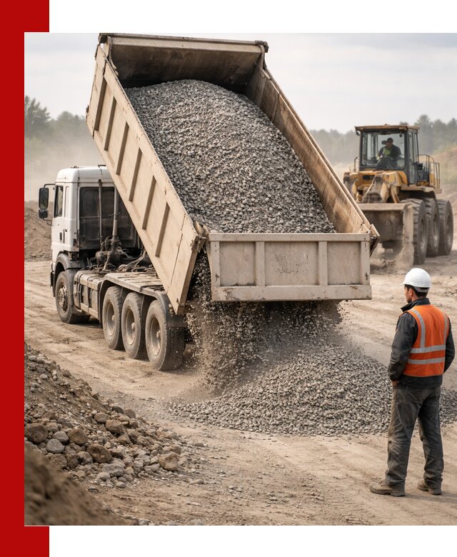 Доставка самосвалом 40 кубов цемента и сыпучих в Магнитогорске