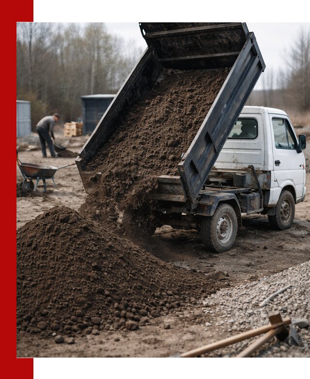 Аренда минисамосвала в Магнитогорске для доставки сыпучих материалов