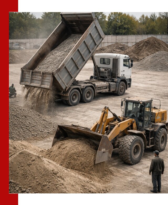 Перевозка сыпучих грузов самосвалами и бортовыми в Магнитогорске