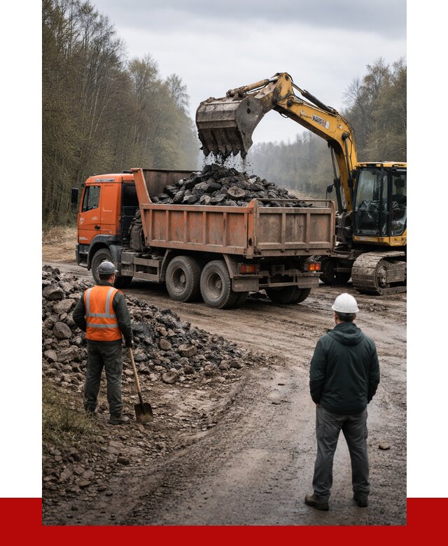 Вывоз асфальта в Магнитогорске от 4655 р. самосвалом ПРОНЕРУДМгн