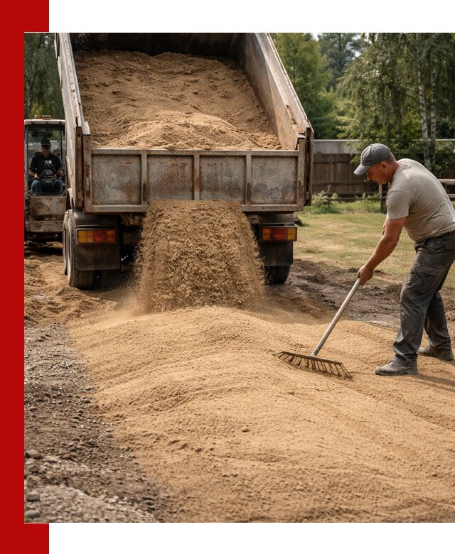 Отсыпка участка песком в Магнитогорске быстро и качественно