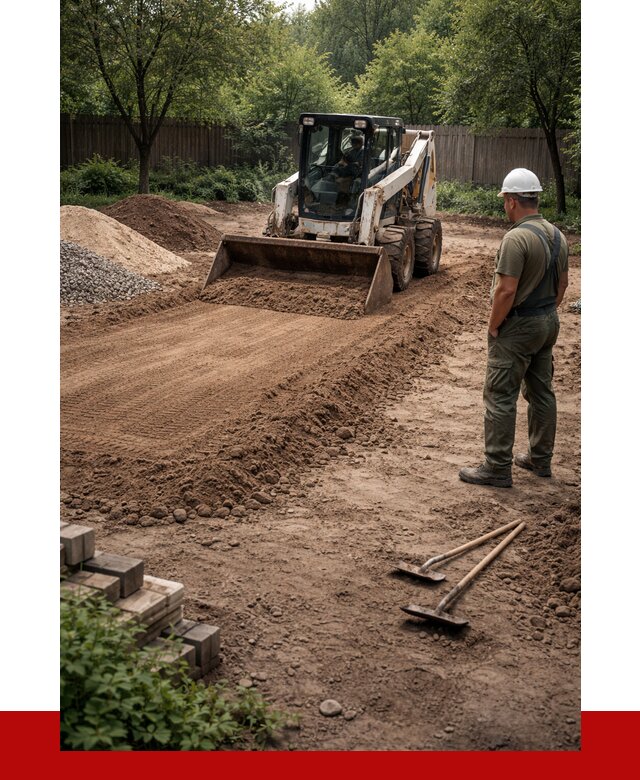 Выравнивание участка под ключ в Магнитогорске от 3621 р. | ПРОНЕРУДМгн