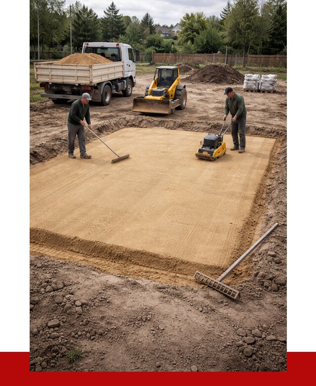 Устройство песчаной подушки в Магнитогорске от 4655 р. ПРОНЕРУДМгн